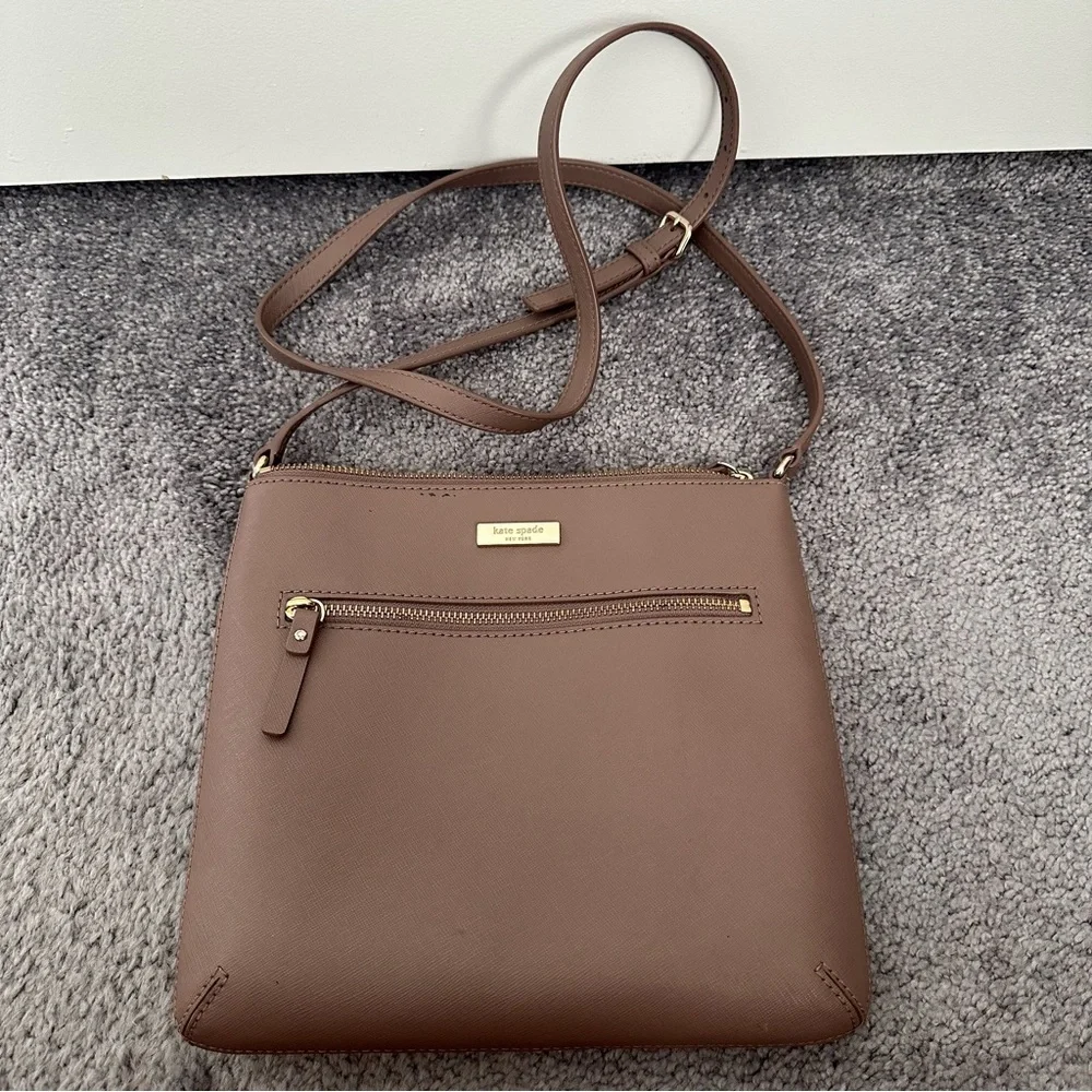 Kate Spade Taupe Crossbody Bag